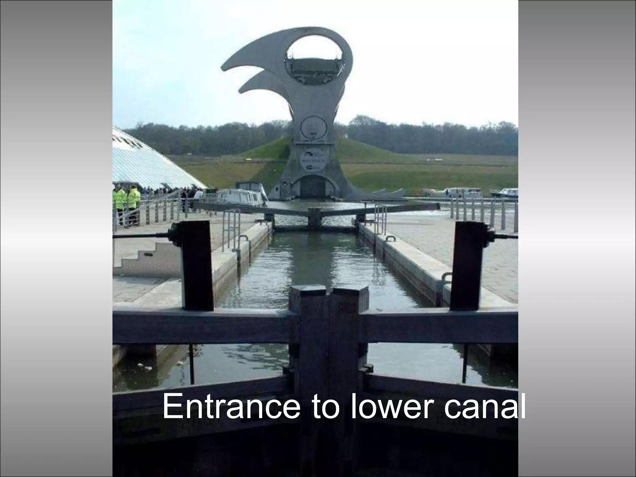 Entrance to lower canal 