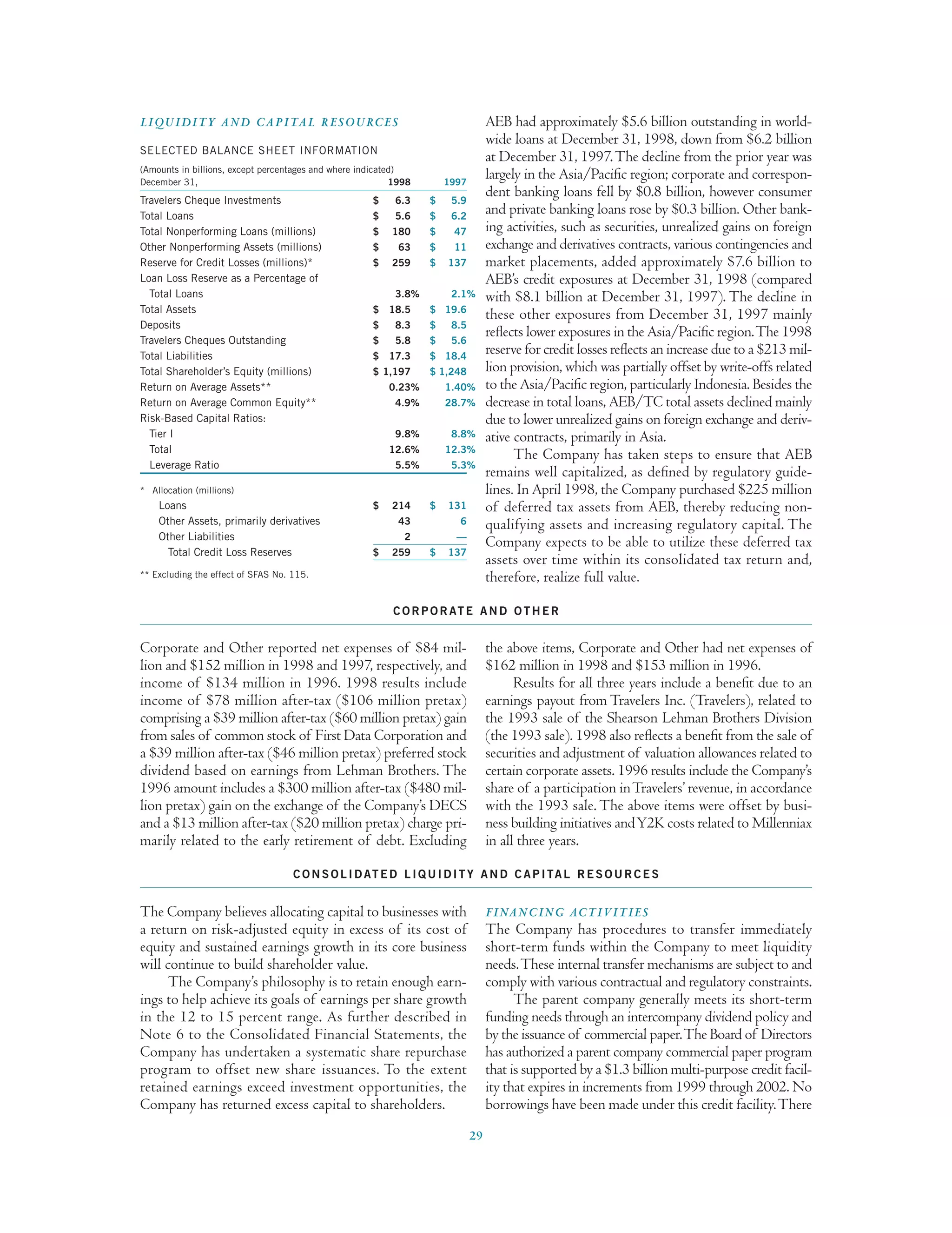 american-express-annual-reports-1998-pdf