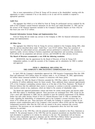 american express Proxy Statements2002