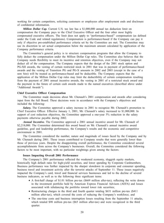 american express Proxy Statements2002