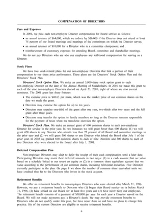 american express Proxy Statements2002