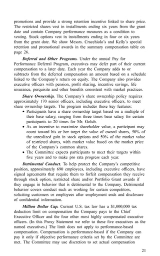 american express Proxy Statements2001