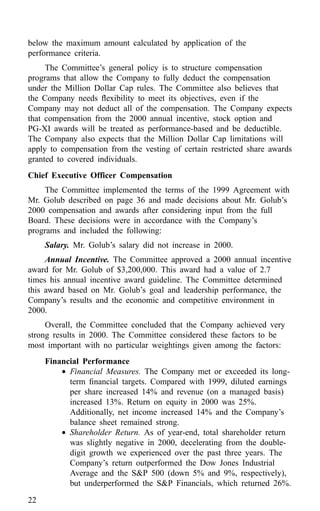 american express Proxy Statements2001