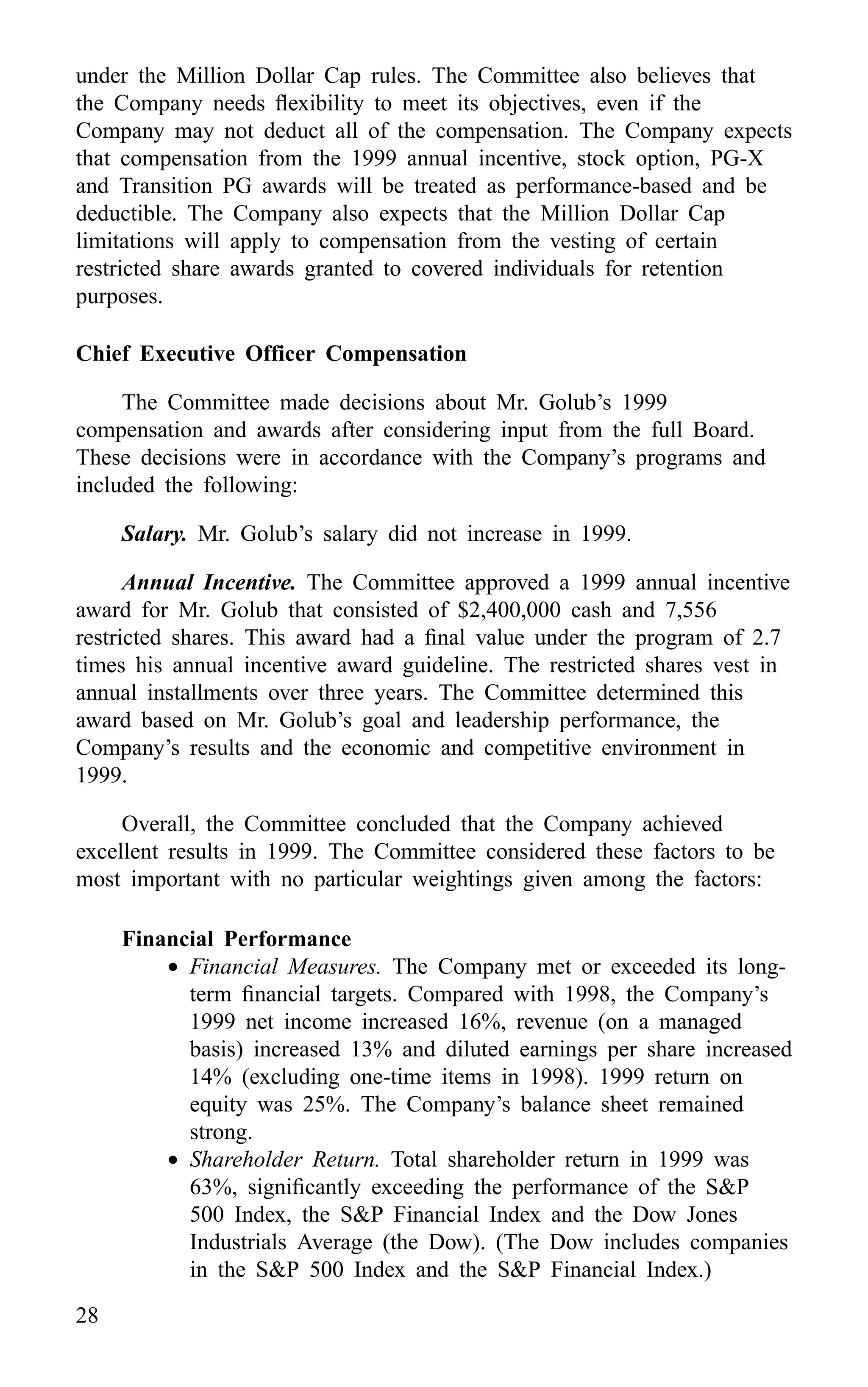 american express Proxy Statements2000