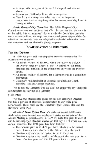 american express Proxy Statements2000