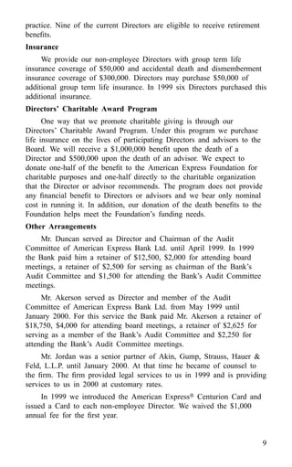 american express Proxy Statements2000