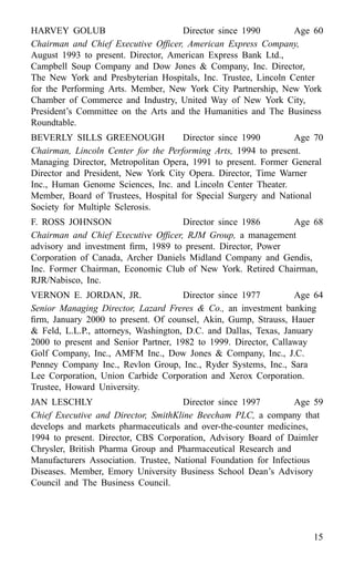 american express Proxy Statements2000