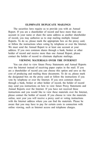 american express Proxy Statements2000