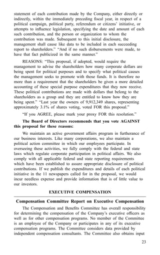 american express Proxy Statements2000