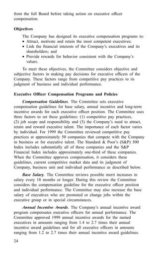 american express Proxy Statements2000