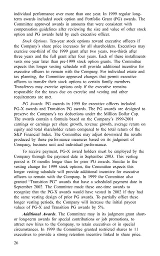 american express Proxy Statements2000