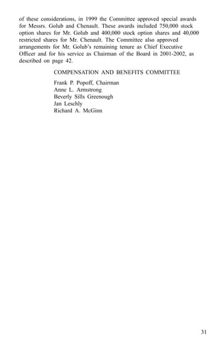 american express Proxy Statements2000