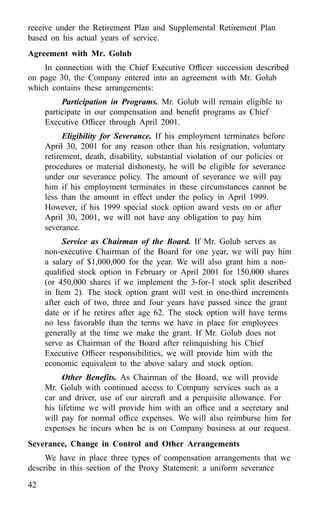 american express Proxy Statements2000