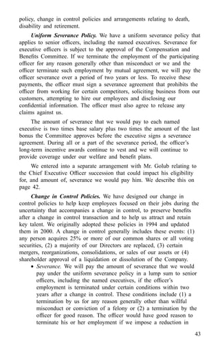 american express Proxy Statements2000