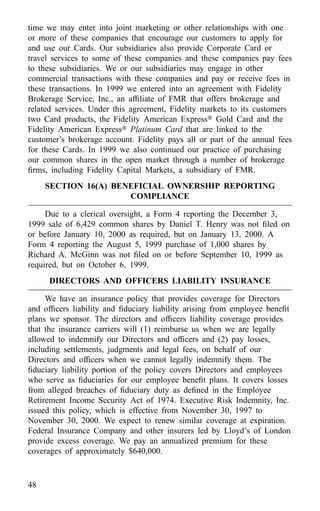 american express Proxy Statements2000