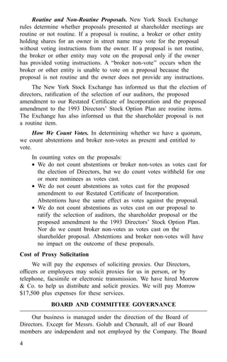 american express Proxy Statements2000