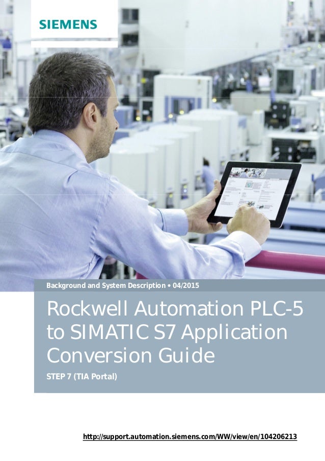 Rockwell Automation Plc 5 To Simatic S7 Application Rockwell Automation Plc 5 To Simatic S7 Application