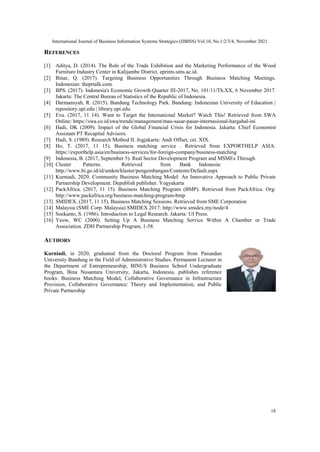 BUSINESS MATCHING MODEL | PDF