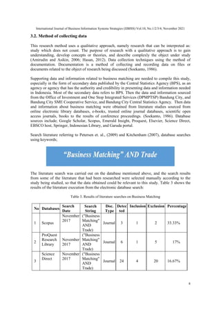 BUSINESS MATCHING MODEL | PDF