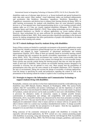 An Assessment of ICT Support for Students Living with Disabilities at ...