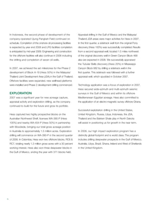 hess Annual Reports 2007