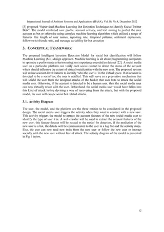 A CONCEPTUAL FRAMEWORK OF A DETECTIVE MODEL FOR SOCIAL BOT ...