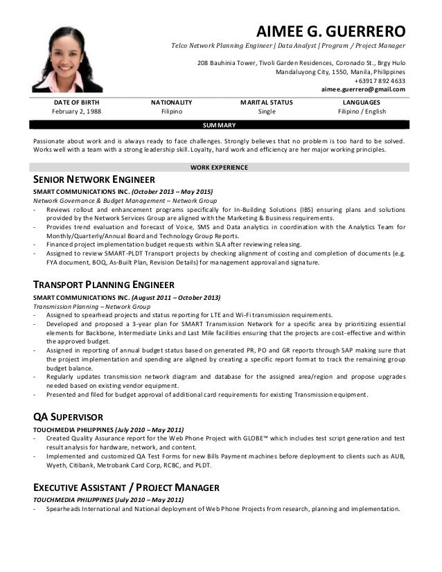 cv guerrero aimee g