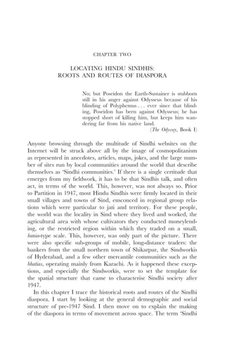 Cosmopolitan Connections The Sindhi Diaspora 18602000 Markanthony ...
