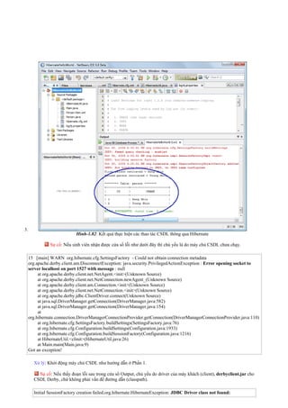 Localhost Ng Java BÀI THÍ NGHIỆM SỐ XÂY DỰNG HIBERNATE CHO ỨNG DỤNG JAVA_10441312092019 | PDF