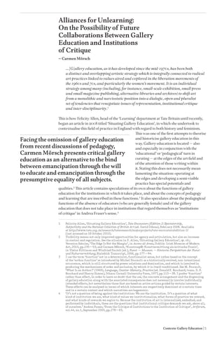 Afterall Spring 2011 Issue 26 Nuria Enguita Mayo Pablo Lafuente | PDF
