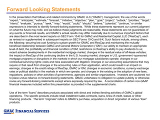 Sanjiv Khattri, Executive Vice President and CFO of GMAC Financial Services  UK Investor Presentation