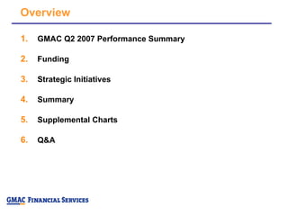 Sanjiv Khattri, Executive Vice President and CFO of GMAC Financial Services  UK Investor Presentation