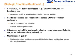 Sanjiv Khattri, Executive Vice President and CFO of GMAC Financial Services  Canadian Fixed Income Investor Update