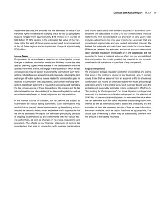 comcast Annual Report to Shareholders 2005