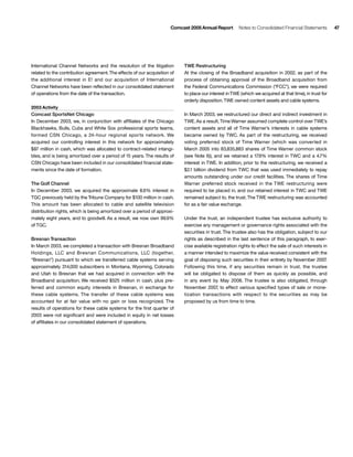 comcast Annual Report to Shareholders 2005