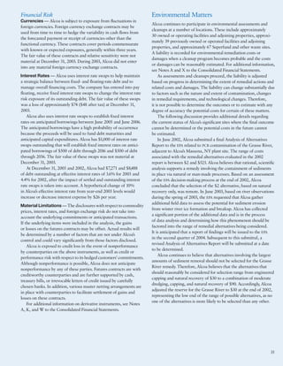 alcoa Annual Reports 2003