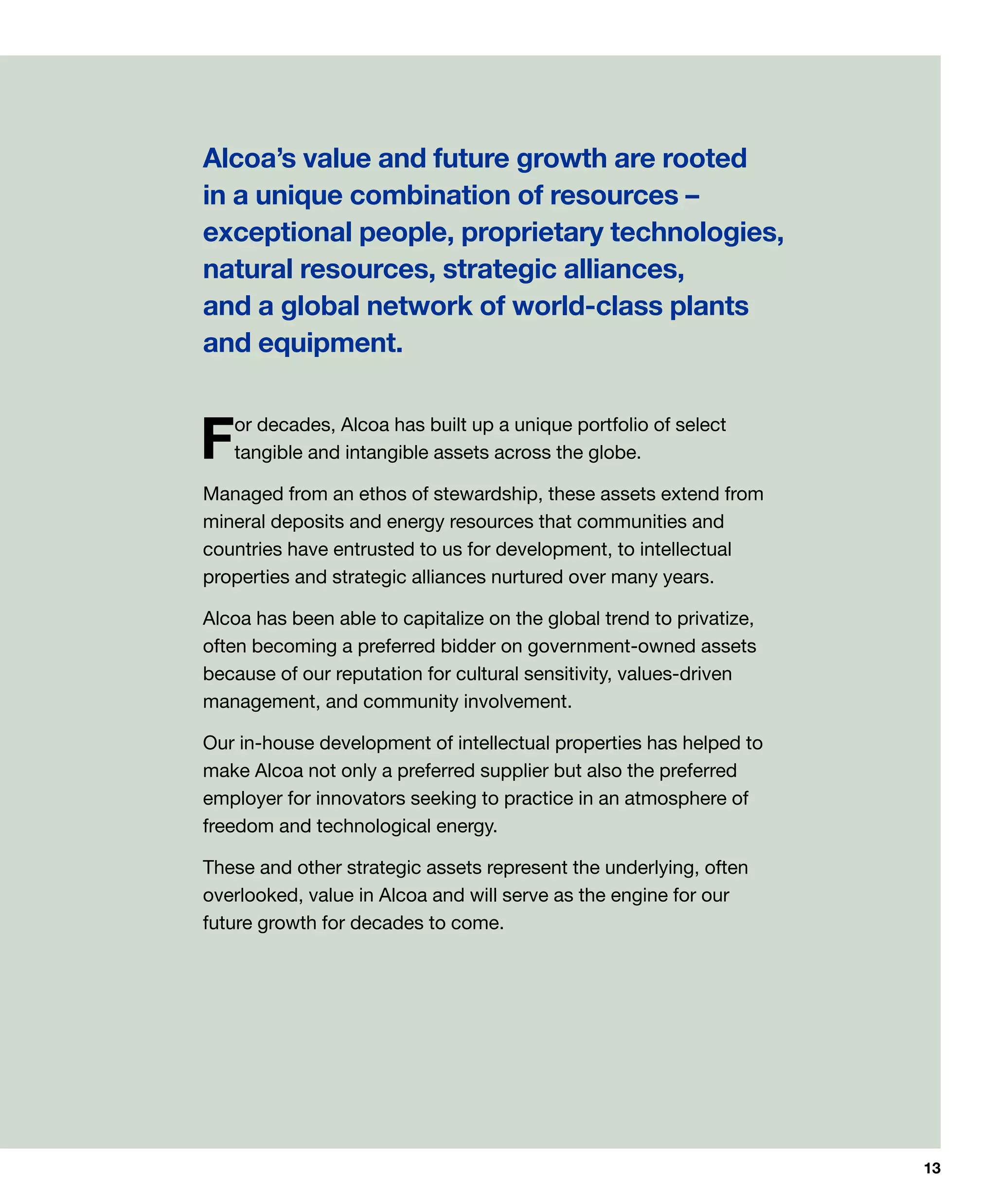 alcoa Annual Reports 2001