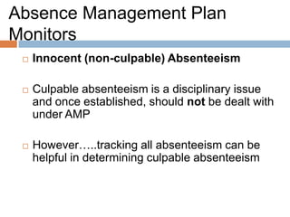 Legal Validity
   Consistent with Collective Agreement
   Brought to the attention of employees
   Reasonable and Not Discriminatory
   Clear and Consistently enforced
 