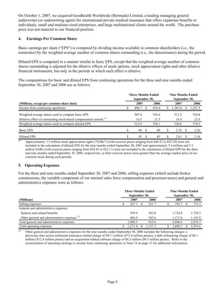 aetna Download Documentation	Form 10-Q2007 3rd