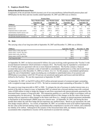 aetna Download Documentation	Form 10-Q2007 3rd