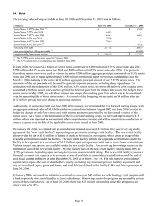 aetna form 10Q 2006 2nd