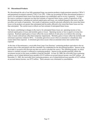 aetna form 10Q 2006 2nd