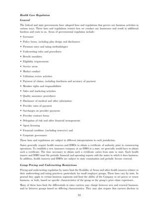 aetna 	2003 Financial Annual Report