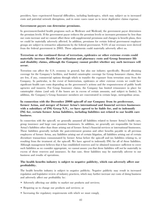 aetna 	2003 Financial Annual Report