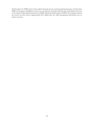 aetna 	2003 Financial Annual Report
