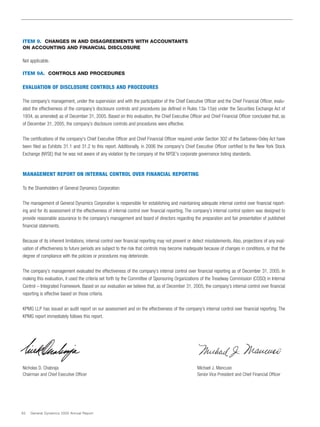 general dynamics Annual Reports 2005