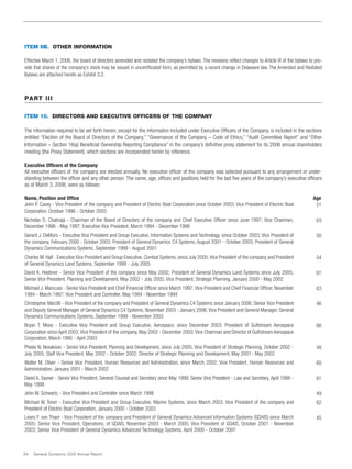 general dynamics Annual Reports 2005