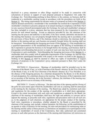 general dynamics Amended and Restated Bylaws