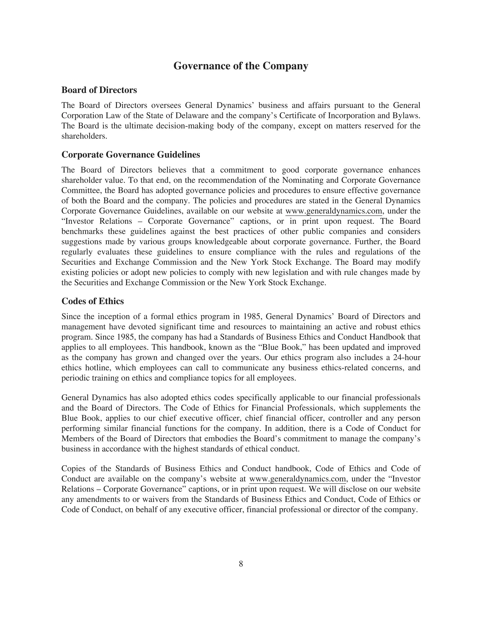 general dynamics 2008 Proxy Statement