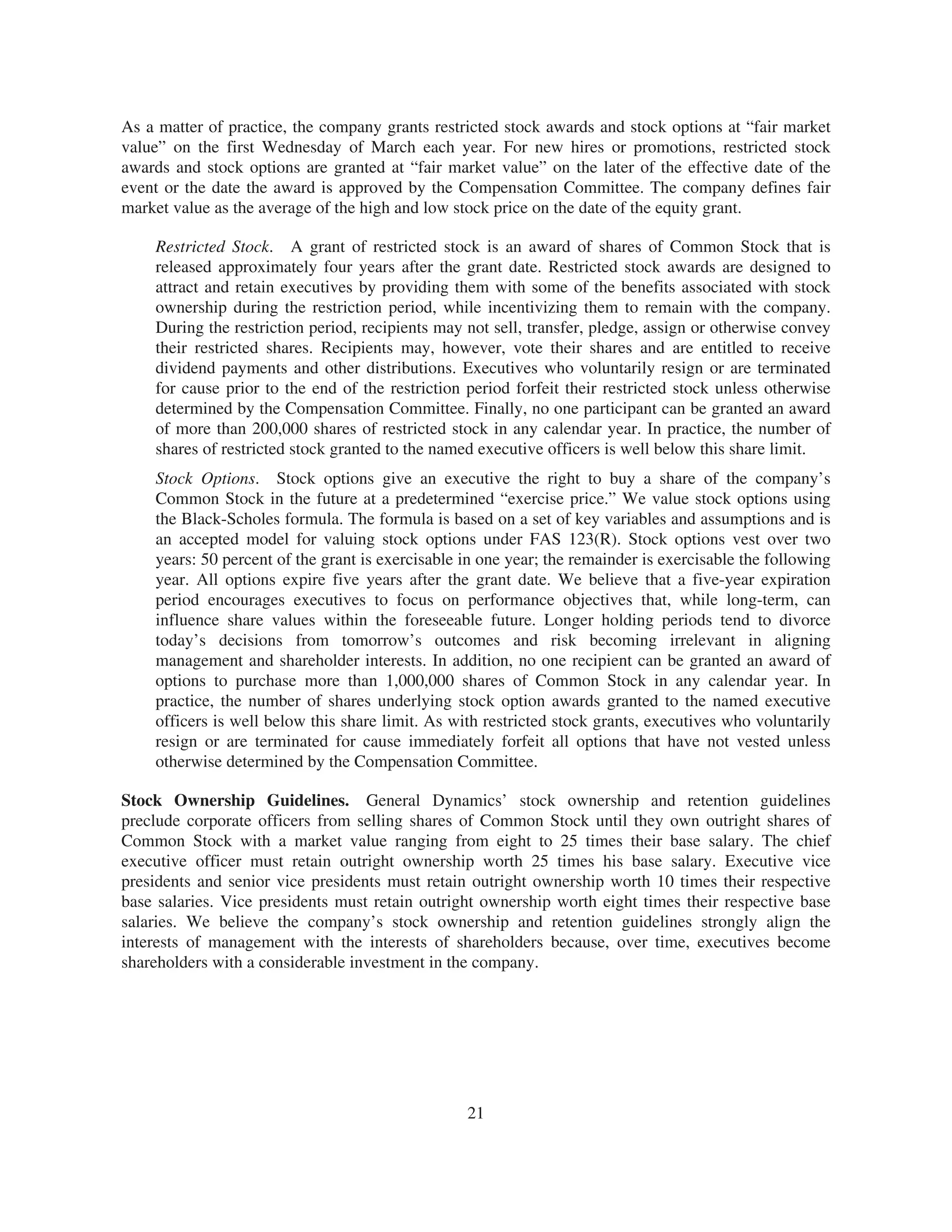 general dynamics 2008 Proxy Statement